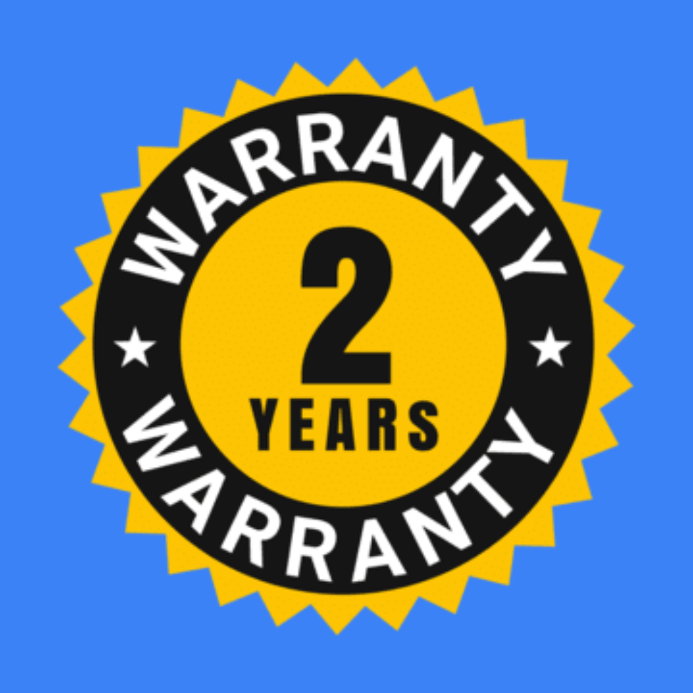 2 Year Warranty